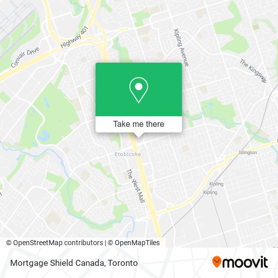 Mortgage Shield Canada map