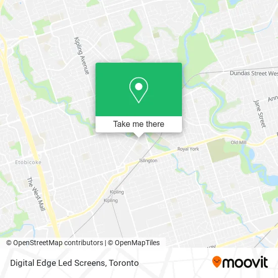 Digital Edge Led Screens map