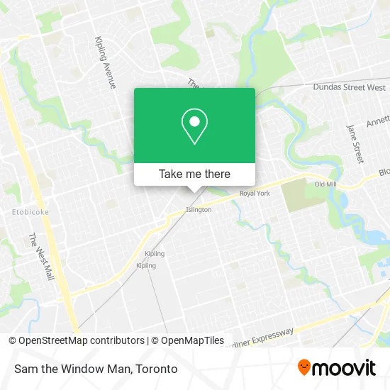Sam the Window Man map