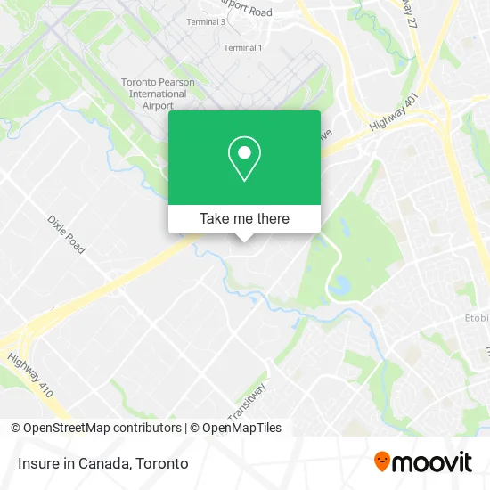 Insure in Canada map