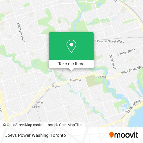 Joeys Power Washing map