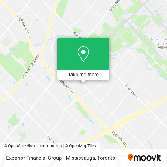 Experior Financial Group - Mississauga map