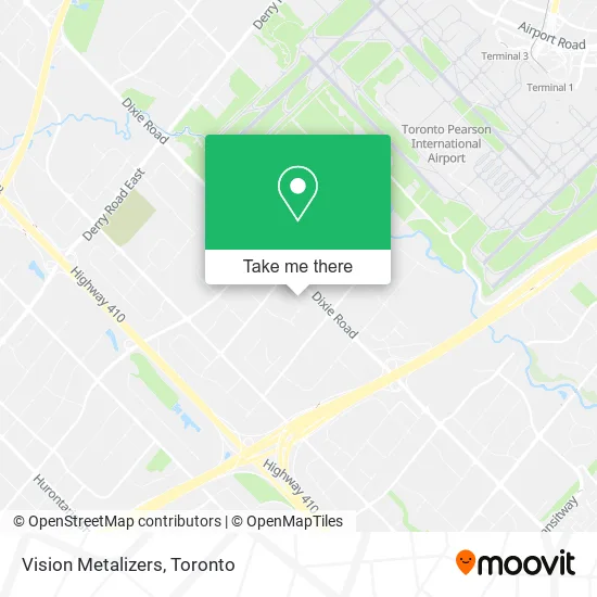 Vision Metalizers map