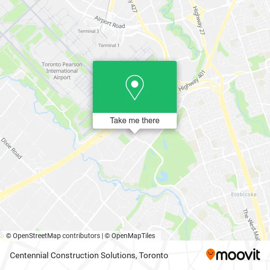 Centennial Construction Solutions map