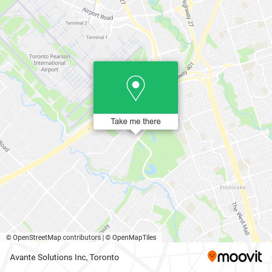 Avante Solutions Inc map