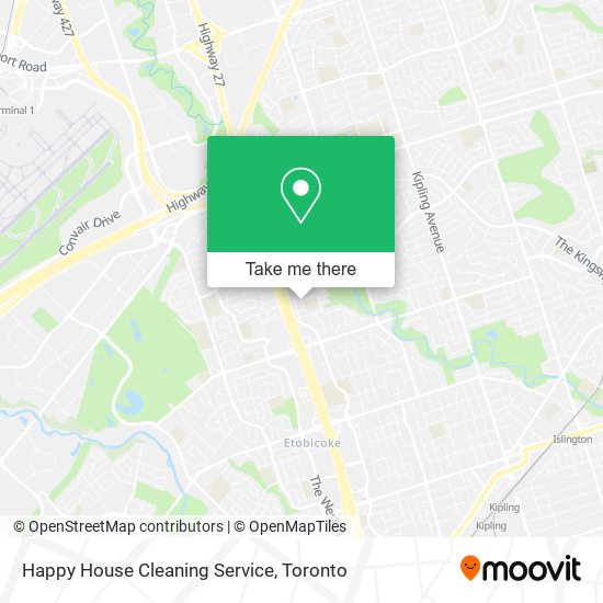 Happy House Cleaning Service map