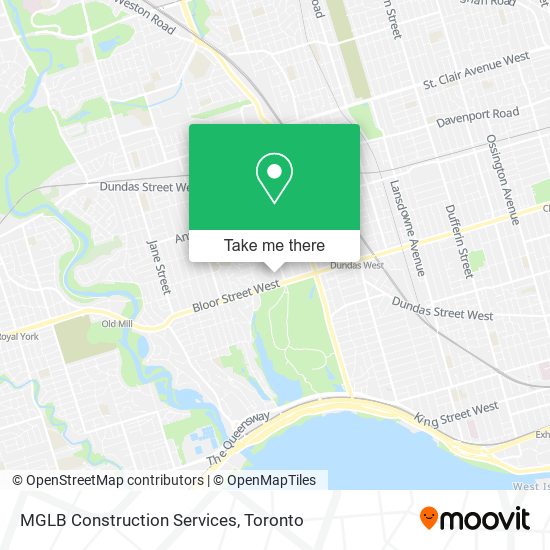 MGLB Construction Services map