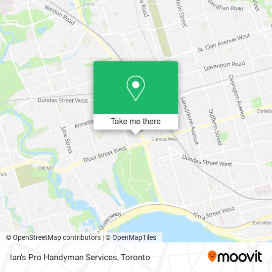 Ian's Pro Handyman Services map