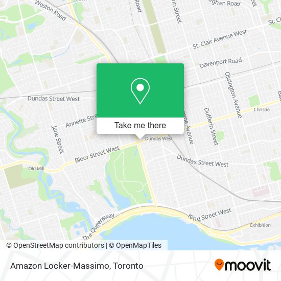 Amazon Locker-Massimo map