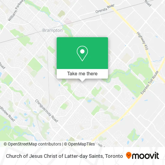 Church of Jesus Christ of Latter-day Saints map