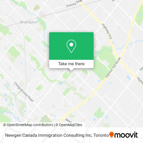 Newgen Canada Immigration Consulting Inc map