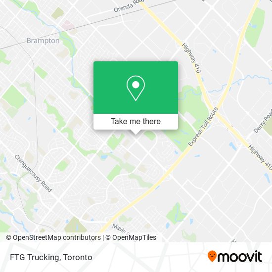 FTG Trucking map