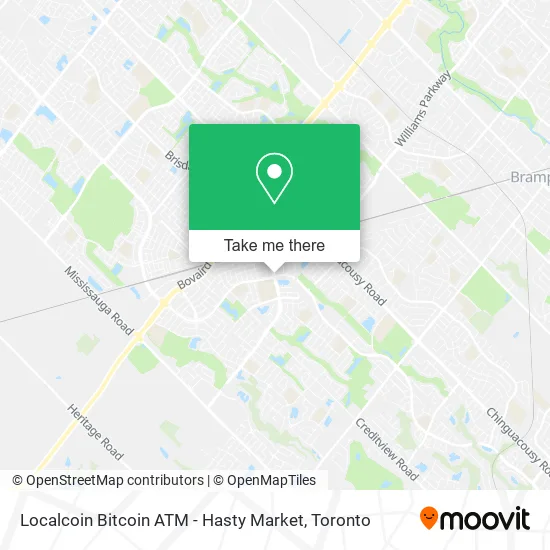 Localcoin Bitcoin ATM - Hasty Market map