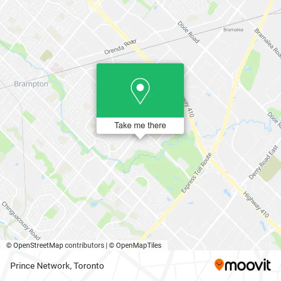 Prince Network map