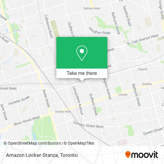 Amazon Locker-Stanza map