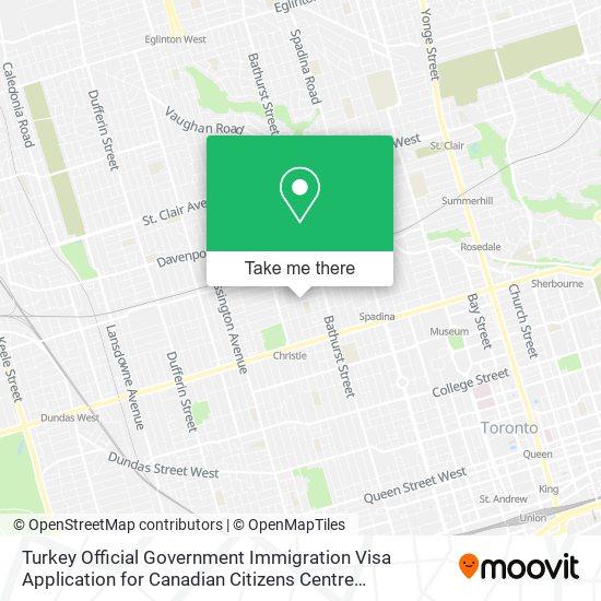 Turkey Official Government Immigration Visa Application for Canadian Citizens Centre D'Immigration. map