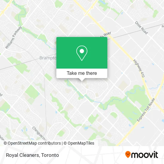 Royal Cleaners map
