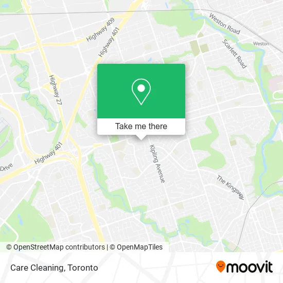 Care Cleaning map