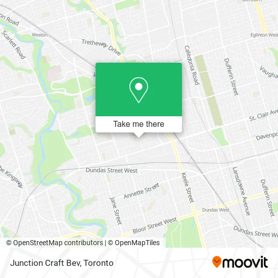 Junction Craft Bev map