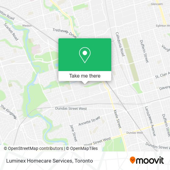 Luminex Homecare Services map
