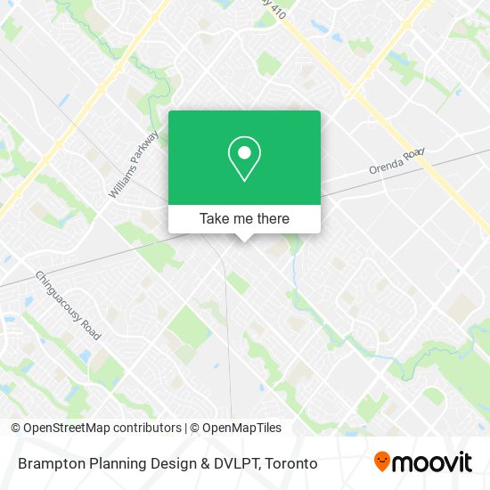 Brampton Planning Design & DVLPT plan