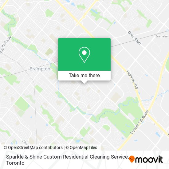 Sparkle & Shine Custom Residential Cleaning Service map