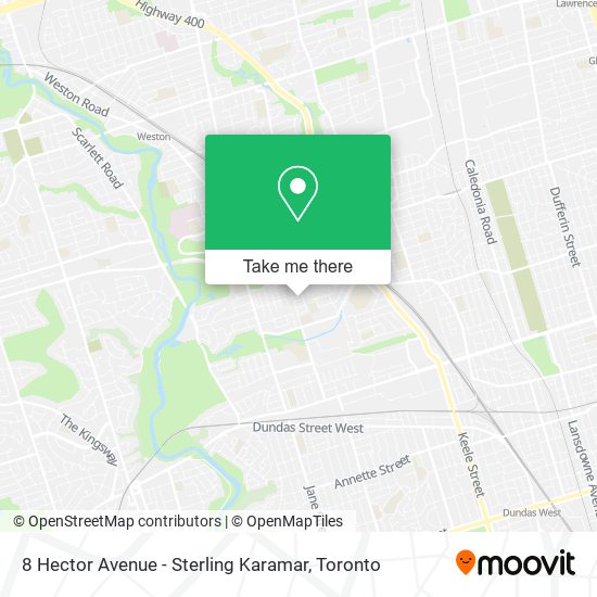 8 Hector Avenue - Sterling Karamar map
