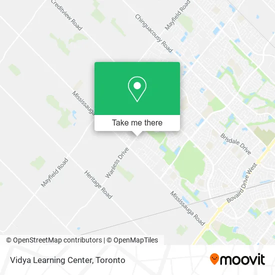 Vidya Learning Center map