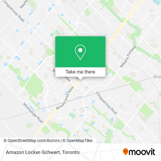 Amazon Locker-Schwert map