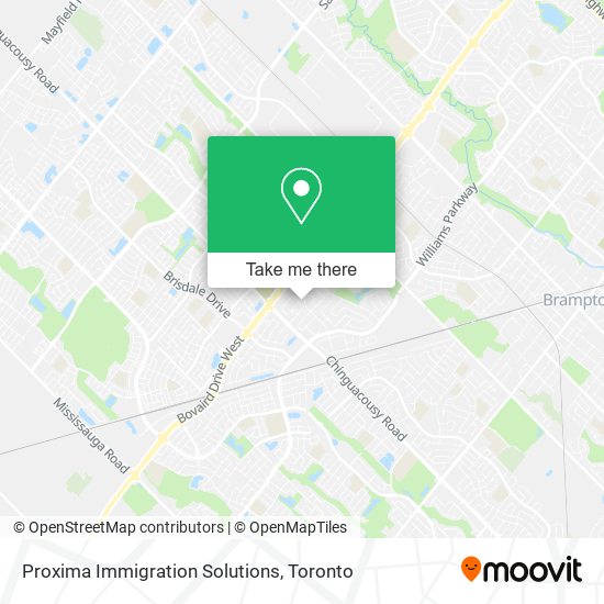Proxima Immigration Solutions map