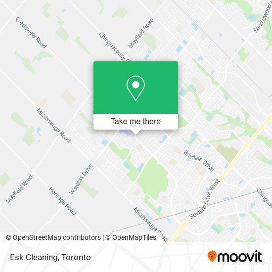 Esk Cleaning map