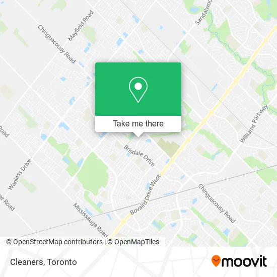 Cleaners map