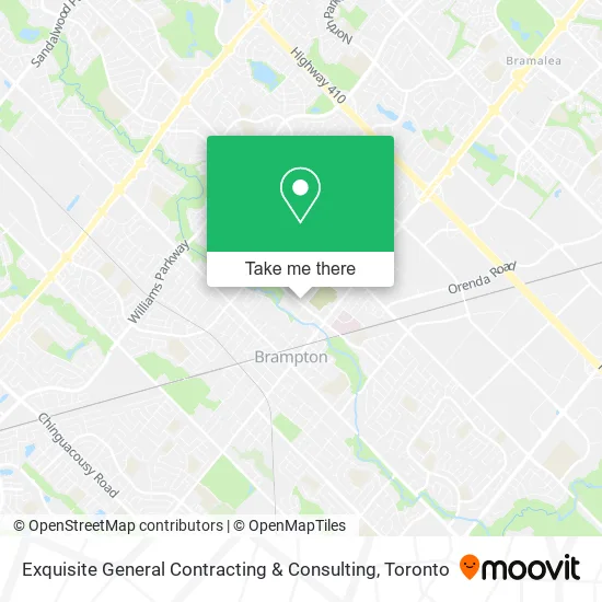 Exquisite General Contracting & Consulting map