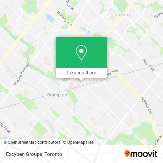 Excyben Groups map
