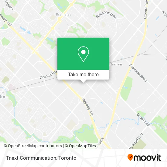 Tnext Communication map