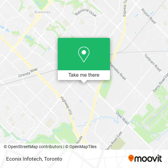 Econix Infotech map