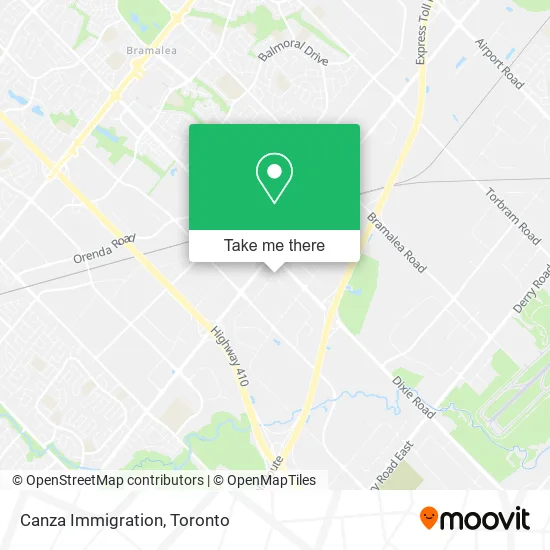Canza Immigration map
