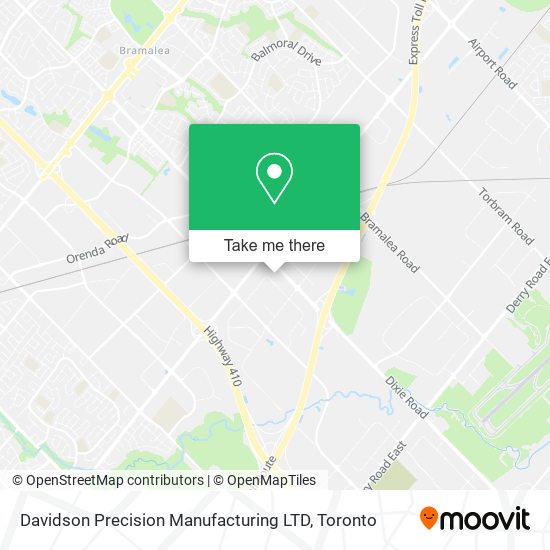 Davidson Precision Manufacturing LTD map