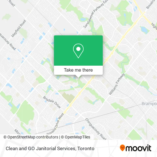 Clean and GO Janitorial Services map
