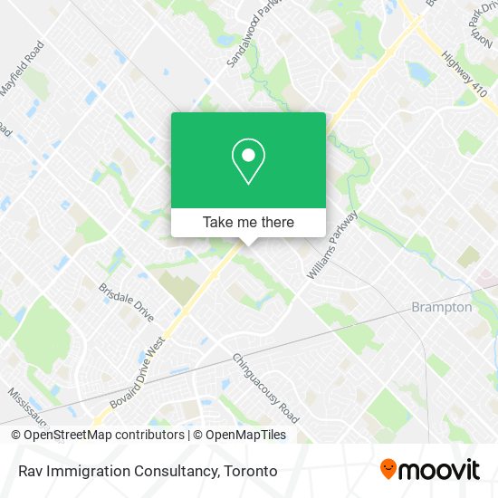 Rav Immigration Consultancy map