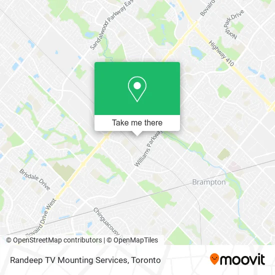 Randeep TV Mounting Services map