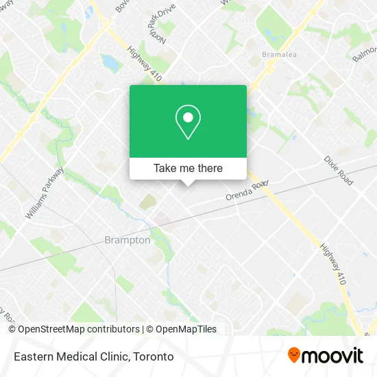 Eastern Medical Clinic map