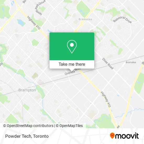 Powder Tech map