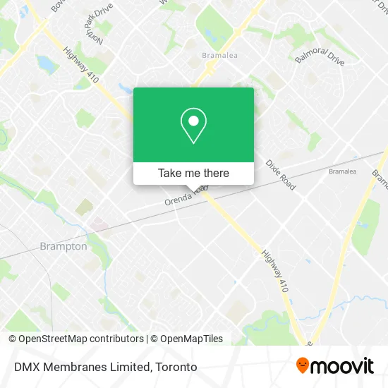 DMX Membranes Limited map