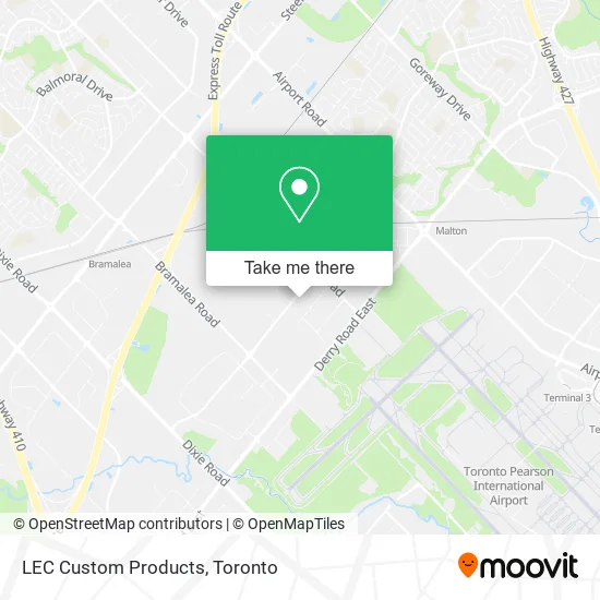 LEC Custom Products map