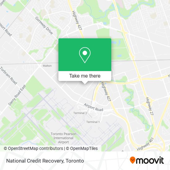 National Credit Recovery map