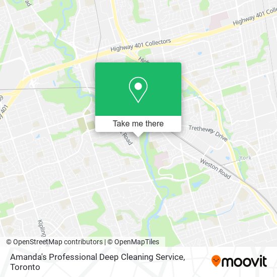 Amanda's Professional Deep Cleaning Service map