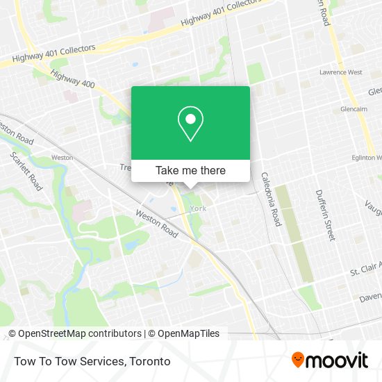 Tow To Tow Services map