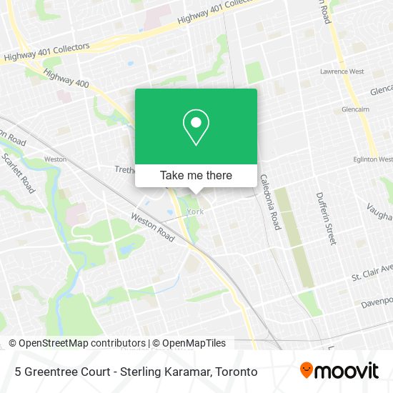5 Greentree Court - Sterling Karamar map