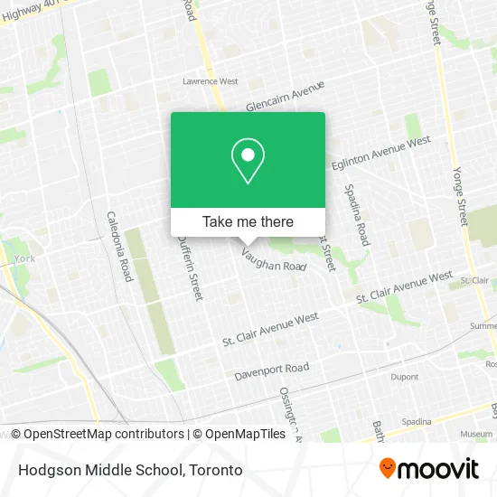 Hodgson Middle School map